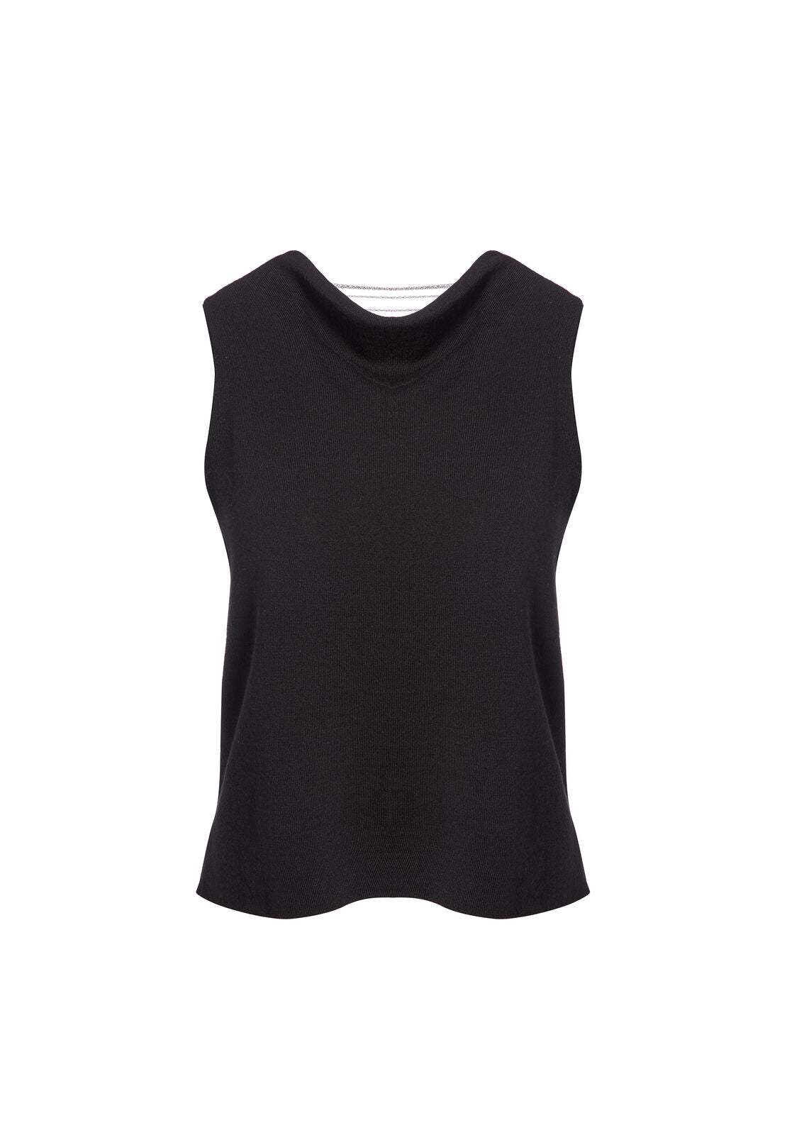 CLARA TWO WAY TANK WITH CHAINS-BLACK/SILVER-ALICE + OLIVIA