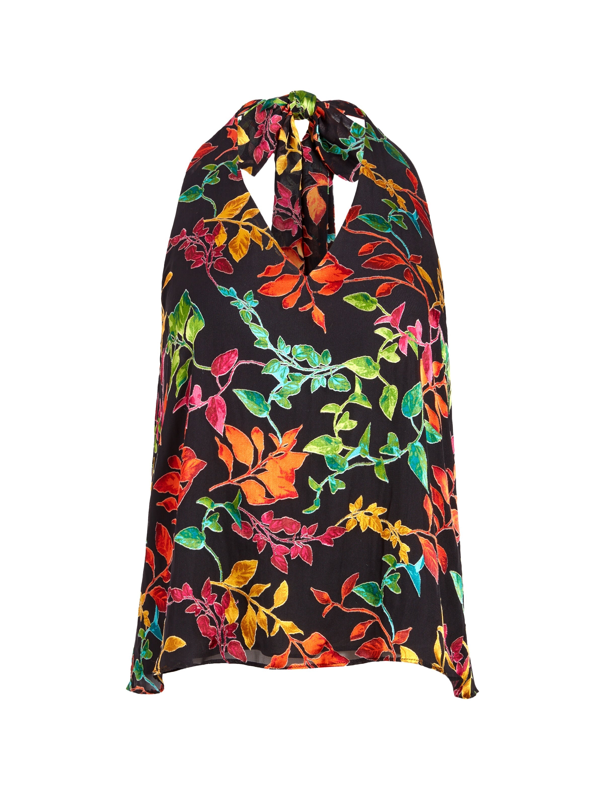 MARIS HALTER TOP-LEAF-ALICE + OLIVIA