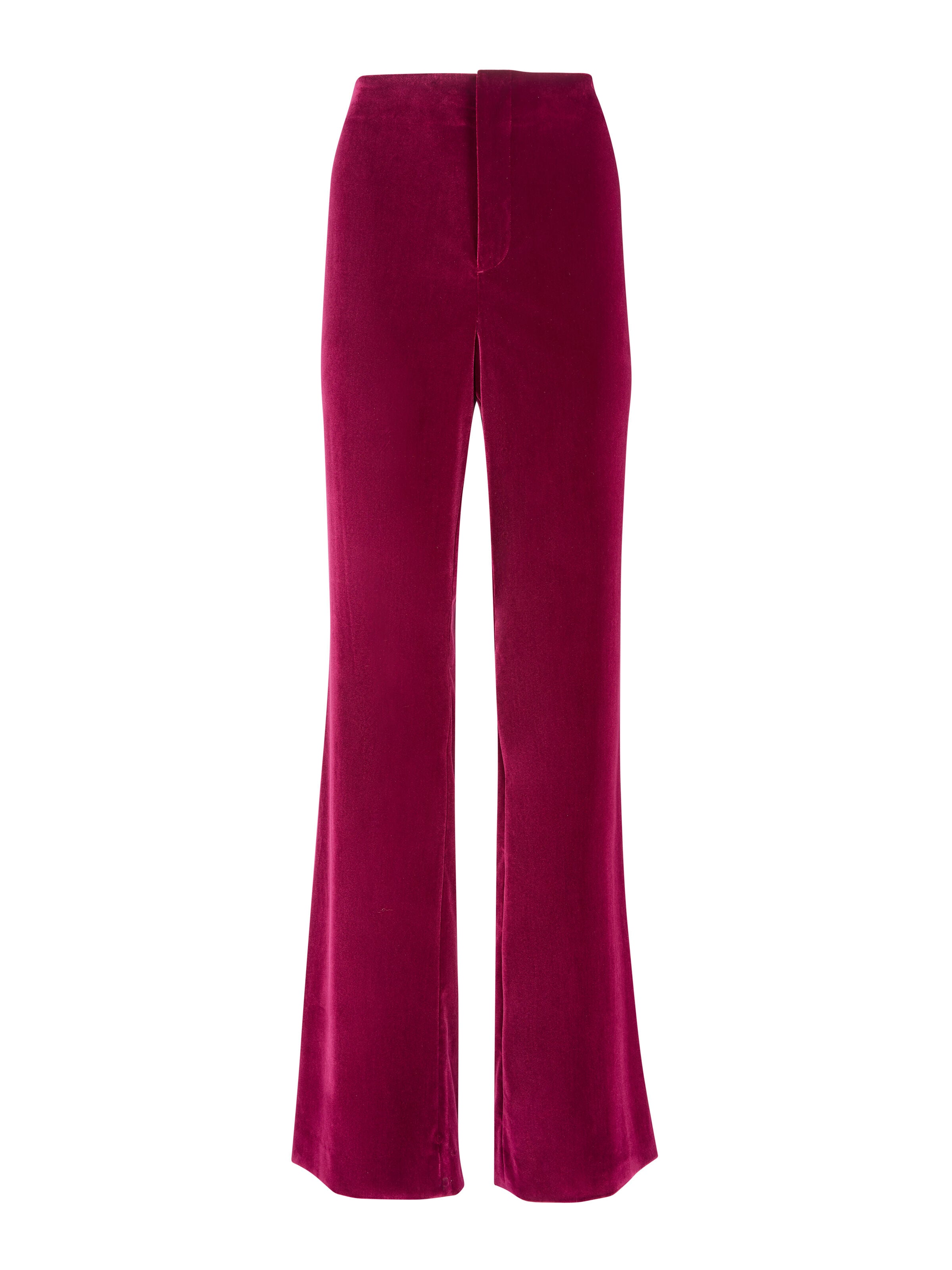 LORINDA SUPER HIGH WAISTED PANT-MERLOT-ALICE + OLIVIA