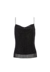 HARMON CRYSTAL TANK-BLACK/CHAINMAIL-ALICE + OLIVIA