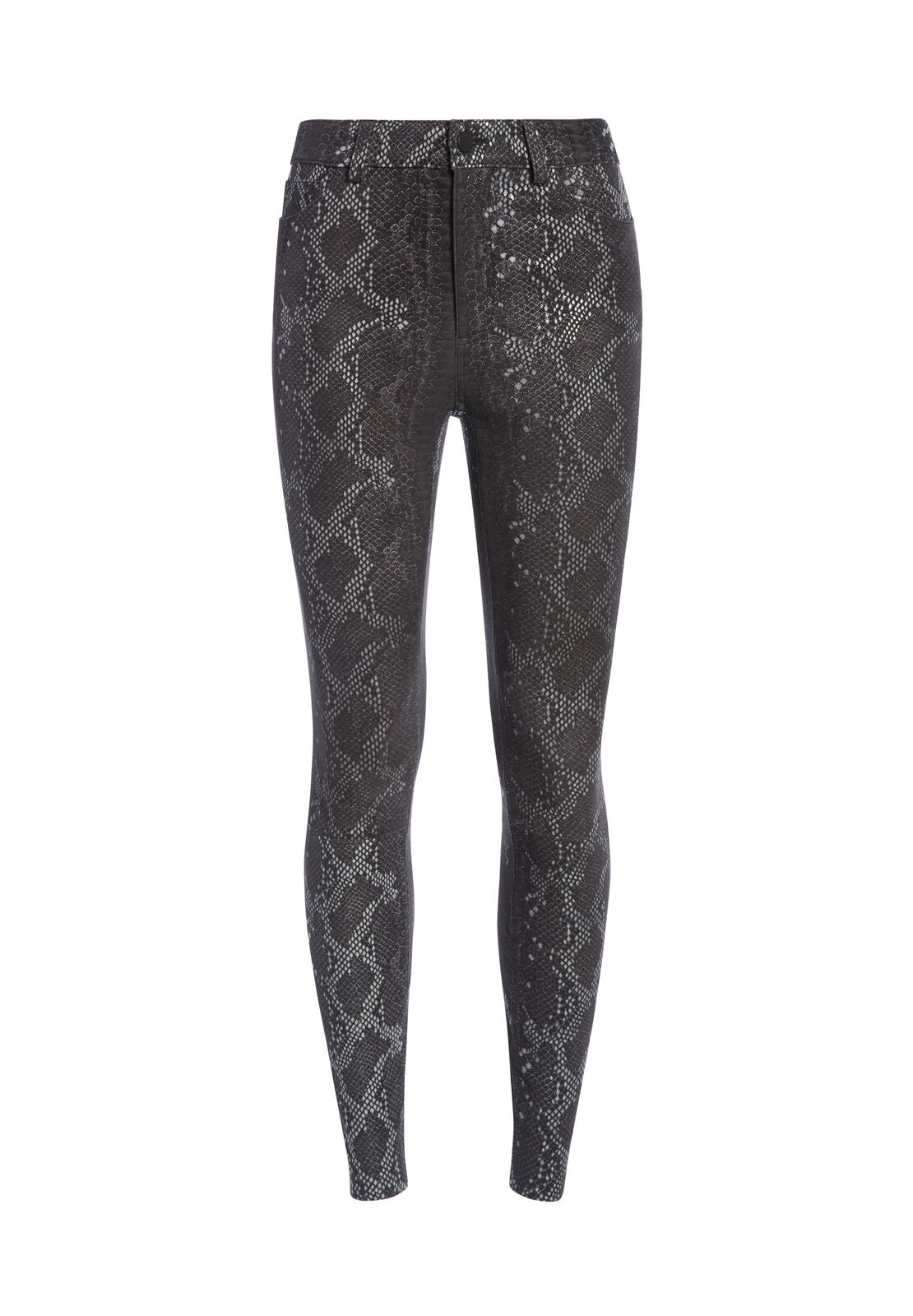 MIKAH SNAKE SKIN LEATHER PANT