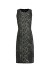 LARITA SNAKE SKIN LEATHER DRESS-ALICE + OLIVIA