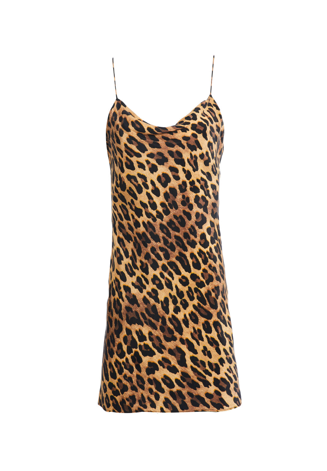 HARMONY LEOPARD MINI SLIP DRESS-SPOTTED LEOPARD DARK TAN-ALICE + OLIVIA