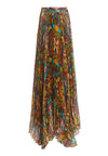 KATZ PLEATED MAXI SKIRT-KALEIDOSCOPE FLORAL-ALICE + OLIVIA