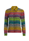 WILLA PAISLEY PLACKET TOP-ALICE + OLIVIA