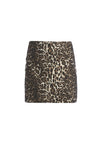 ELANA SHIMMER LEOPARD MINI SKIRT-ALICE + OLIVIA
