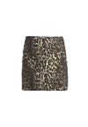 ELANA SHIMMER LEOPARD MINI SKIRT-ALICE + OLIVIA