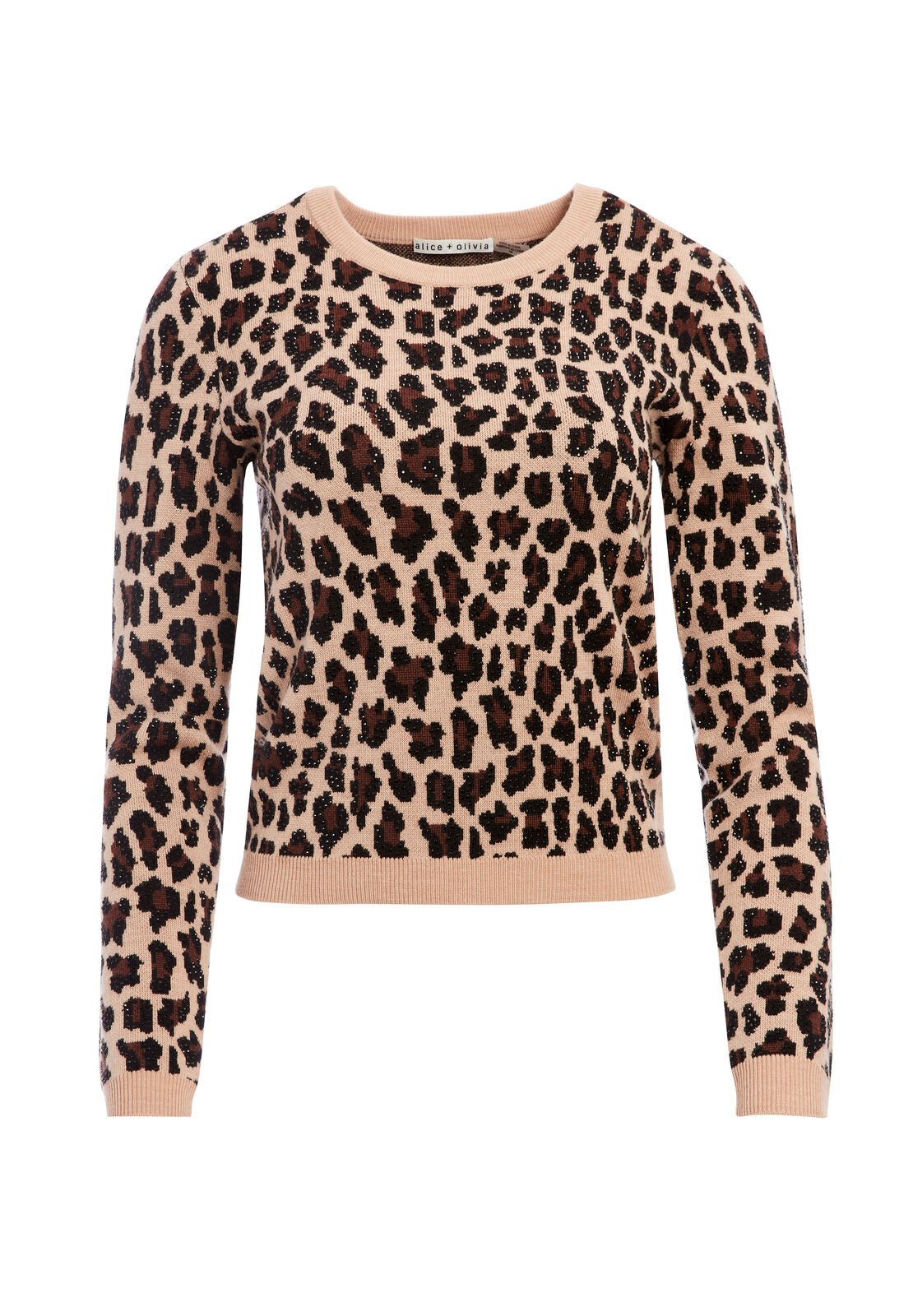 CONNIE CRYSTAL ZEBRA PULLOVER-ALICE + OLIVIA