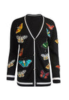 BRADFORD BUTTERFLY GRANDPA CARDIGAN-BLACK/MULTI-ALICE + OLIVIA