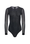 NARA FITTED MESH BODYSUIT-Black-ALICE + OLIVIA