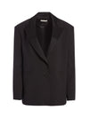 DENNY BOYFRIEND BLAZER-Black-ALICE + OLIVIA