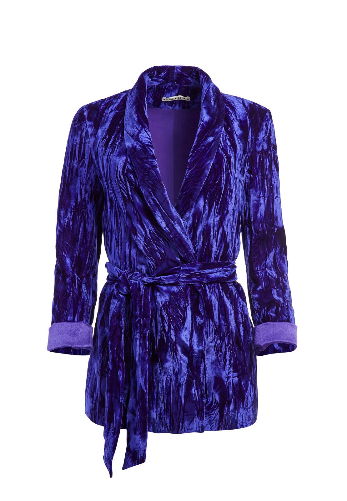 WHEATON VELVET WRAP BLAZER