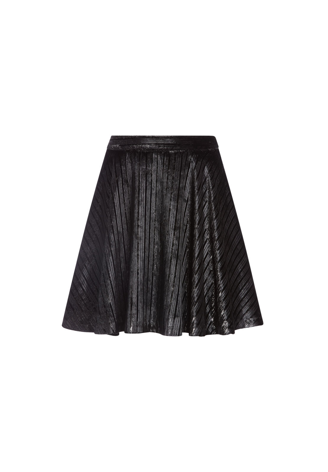 BLAISE TRAPEZE MINI SKIRT-Black-ALICE + OLIVIA