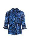 ELOISE ROLL CUFF BUTTON DOWN-SM FLORAL DREAM AZURE-ALICE + OLIVIA