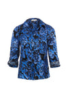 ELOISE ROLL CUFF BUTTON DOWN-SM FLORAL DREAM AZURE-ALICE + OLIVIA