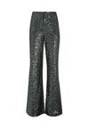 DYLAN HIGH WAISTED SEQUIN PANT-GUNMETAL-ALICE + OLIVIA