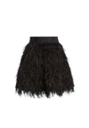 CINA FEATHER SKIRT-Black-ALICE + OLIVIA