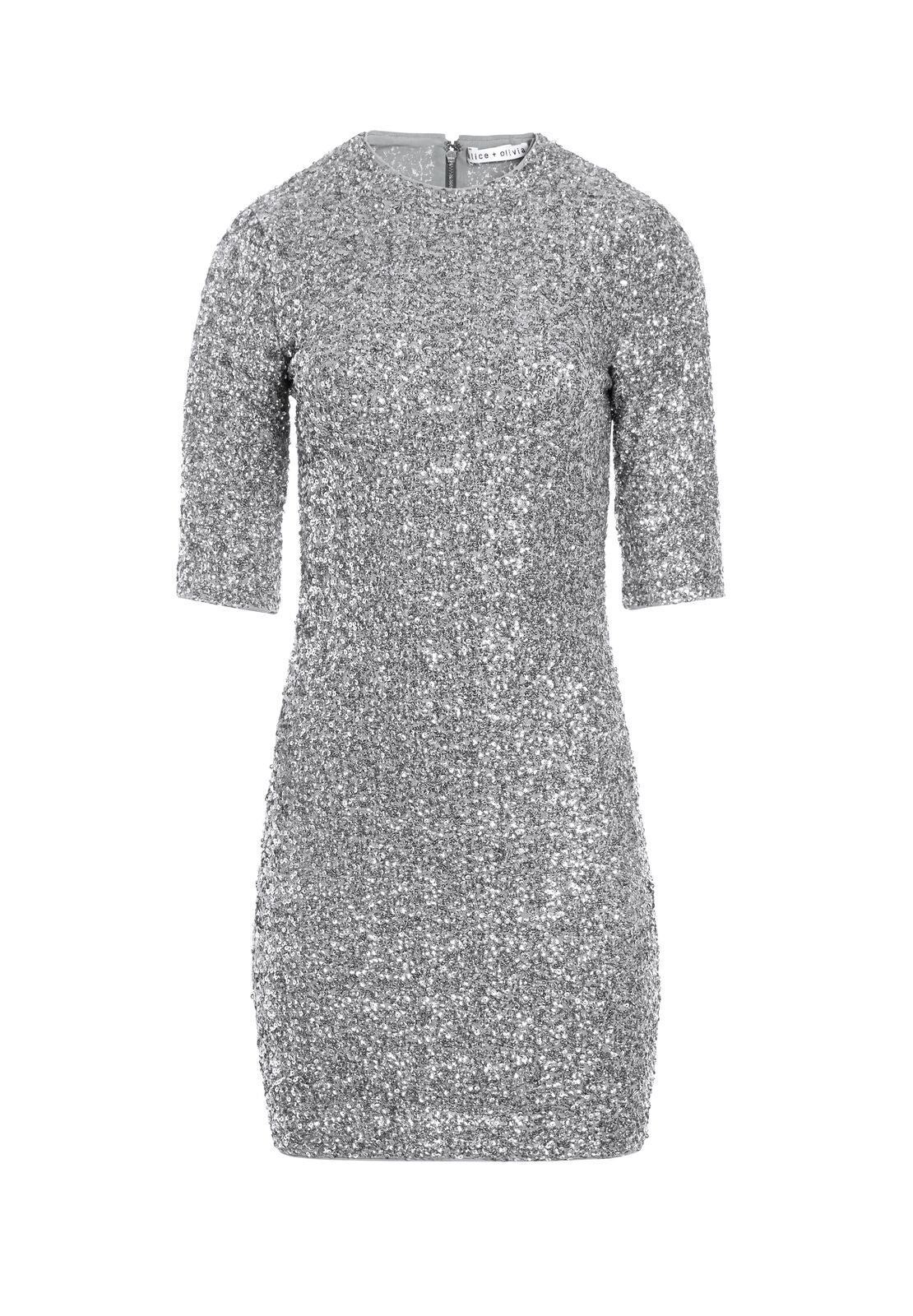 INKA SEQUIN MINI DRESS-ALICE + OLIVIA