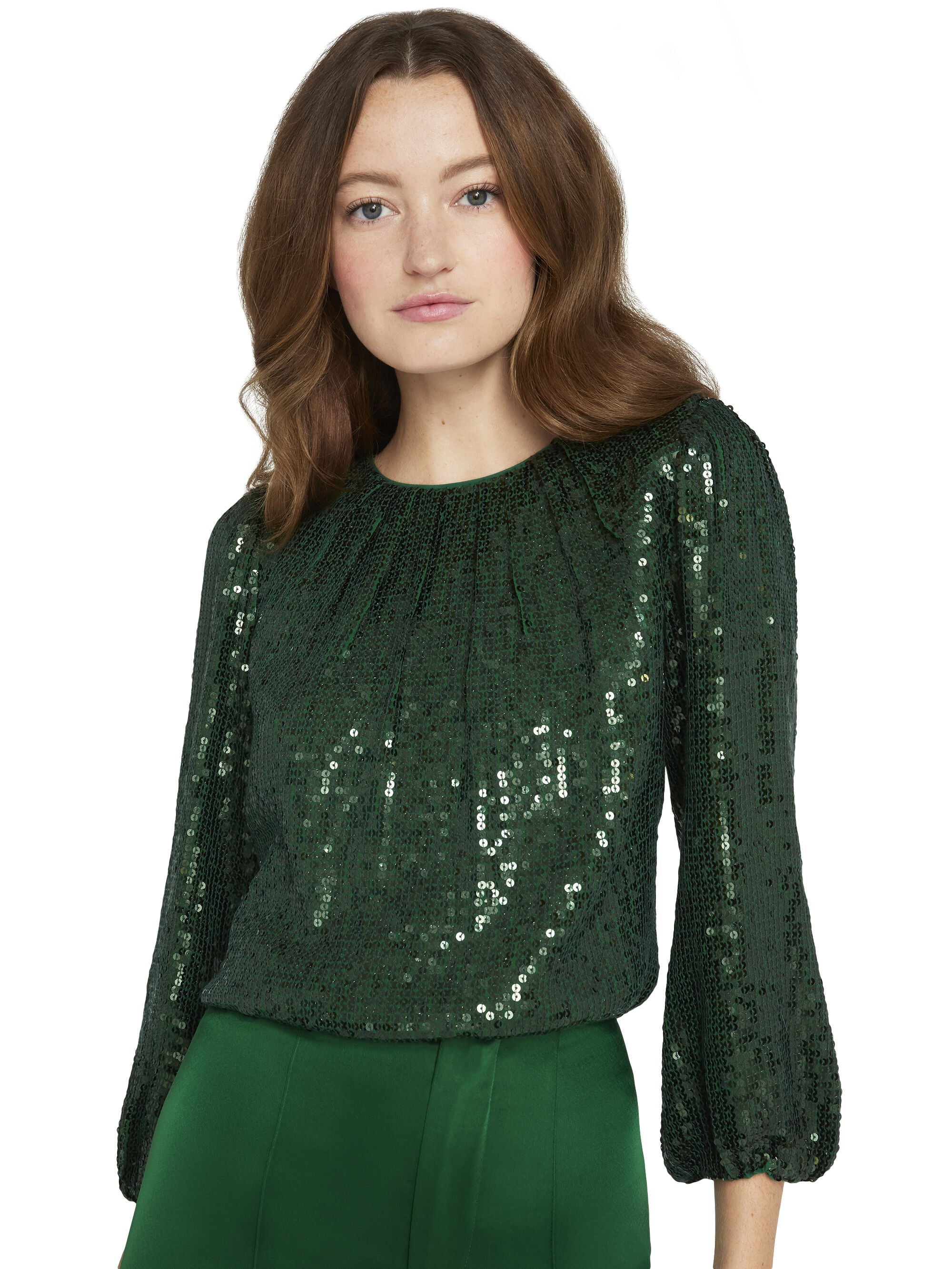 AVILA SEQUIN CREW NECK TOP