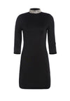 INKA CRYSTAL LOW BACK MINI DRESS-BLACK/CRYSTAL-ALICE + OLIVIA