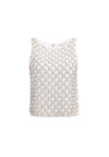AMAL PEARL BOXY TANK-White-ALICE + OLIVIA