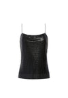 HARMON CHAINMAIL DRPY SLIP TNK-ALICE + OLIVIA