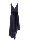AIDEN ASYMMETRICAL MIDI DRESS-PETITE DREAM AZURE-ALICE + OLIVIA