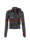 DELAINA TIE NECK BLOUSE-ALICE + OLIVIA