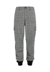 ISAAC CARGO PANT WITH RIB-BLACK/WHITE-ALICE + OLIVIA