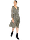 COCO ANIMAL PRINT MIDI DRESS-ALICE + OLIVIA