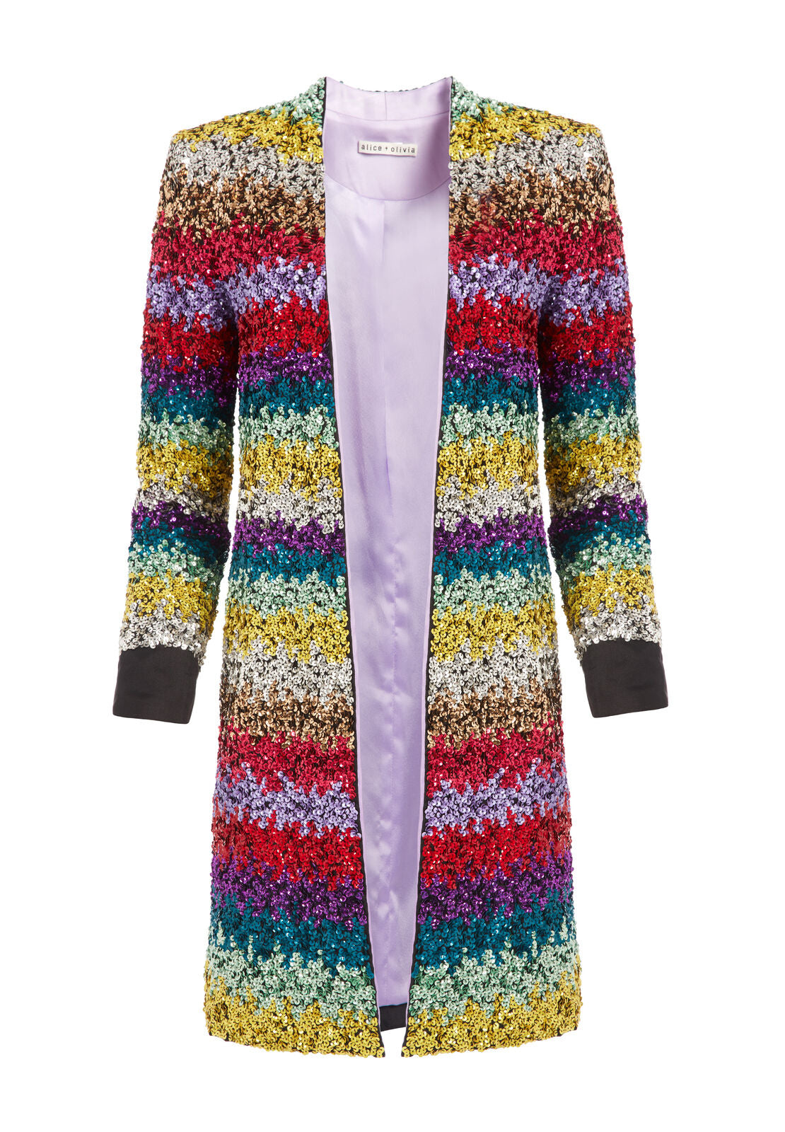LINDA SEQUIN MIDI COAT-MULTI-ALICE + OLIVIA
