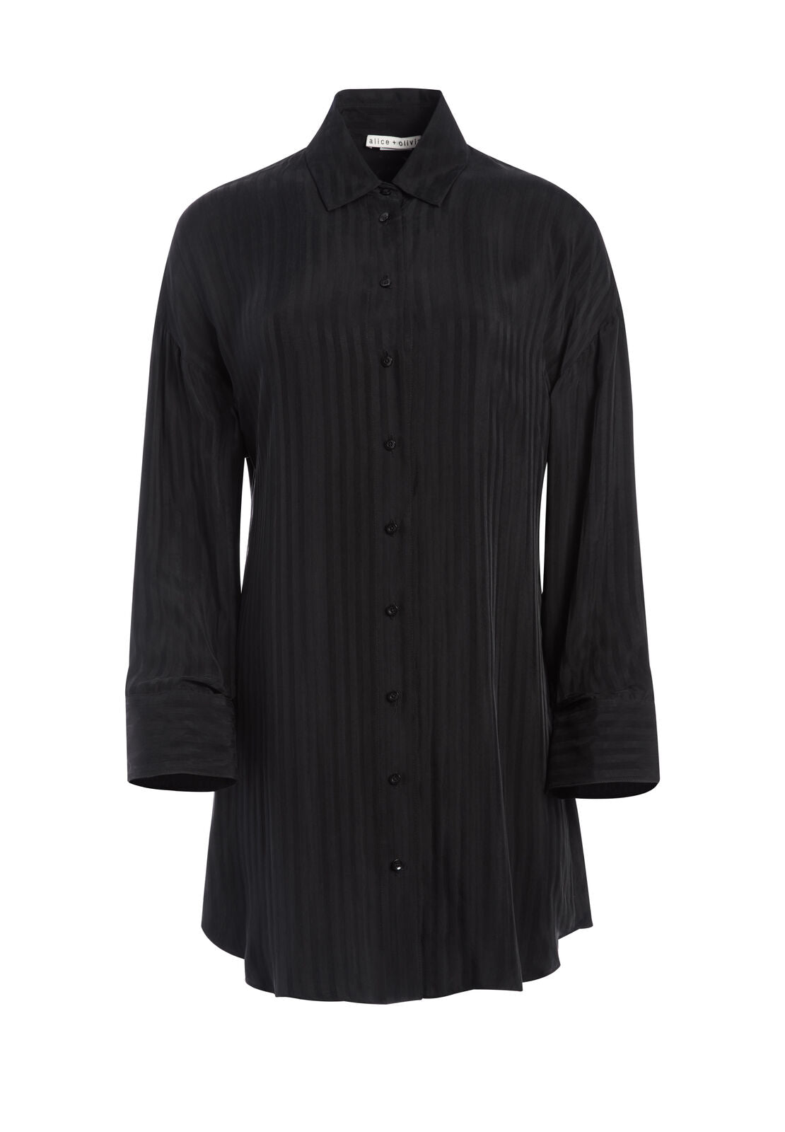 HALLIE ROLL CUFF SHIRT DRESS