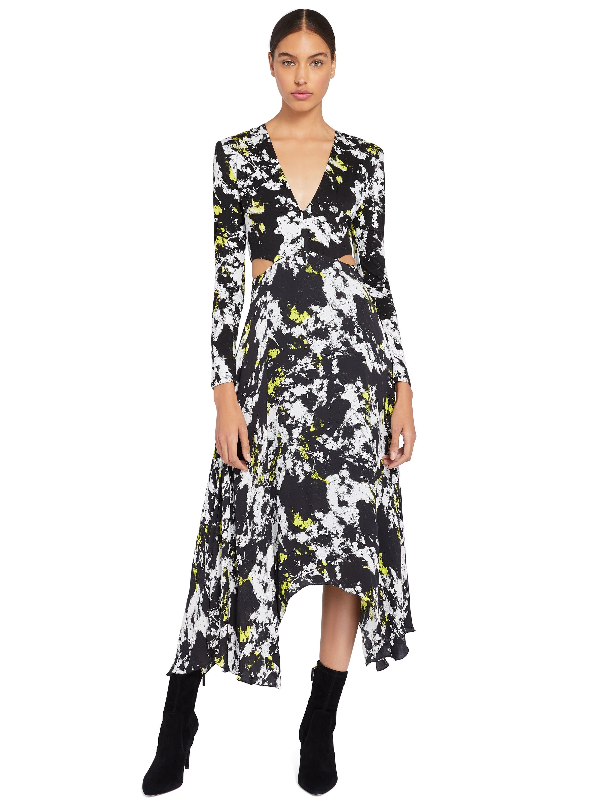 TEMIKA HANDKERCHIEF MIDI DRESS-DIVINE OPAL-ALICE + OLIVIA