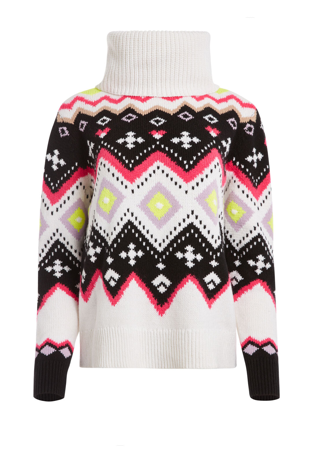 EMETT TURTLENECK RELAXED PULLOVER-MULTI-ALICE + OLIVIA