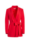 DENNY STRONG SHOULDER BLAZER-PAPRIKA-ALICE + OLIVIA
