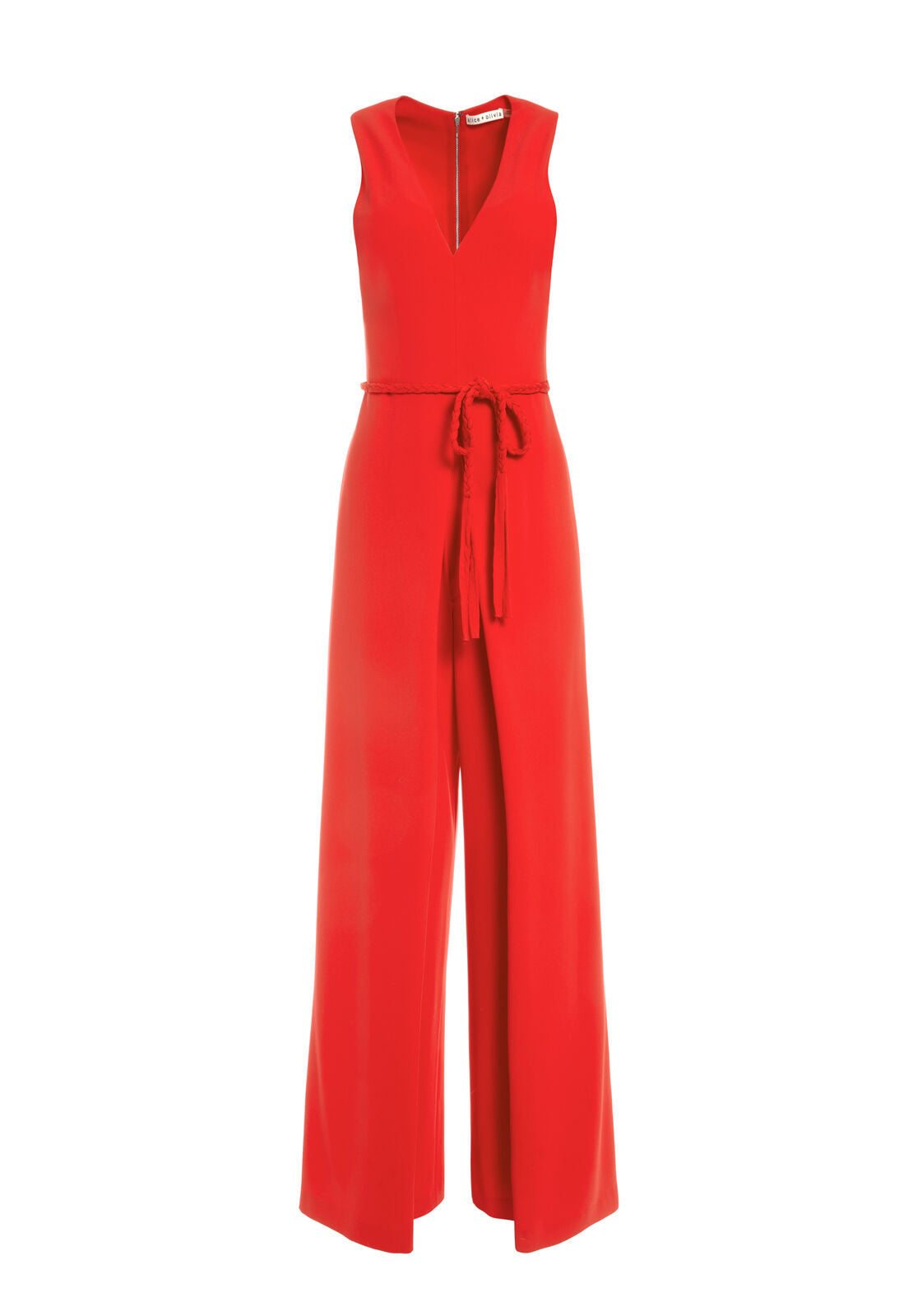 AUDRIE PLEATED JUMPSUIT-PAPRIKA-ALICE + OLIVIA