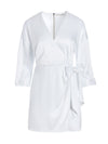 OPHELIA TIE WAIST MINI DRESS-White-ALICE + OLIVIA