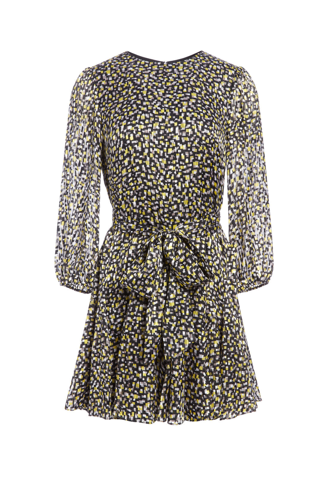 MINA PUFF SLEEVE MINI DRESS-ALICE + OLIVIA