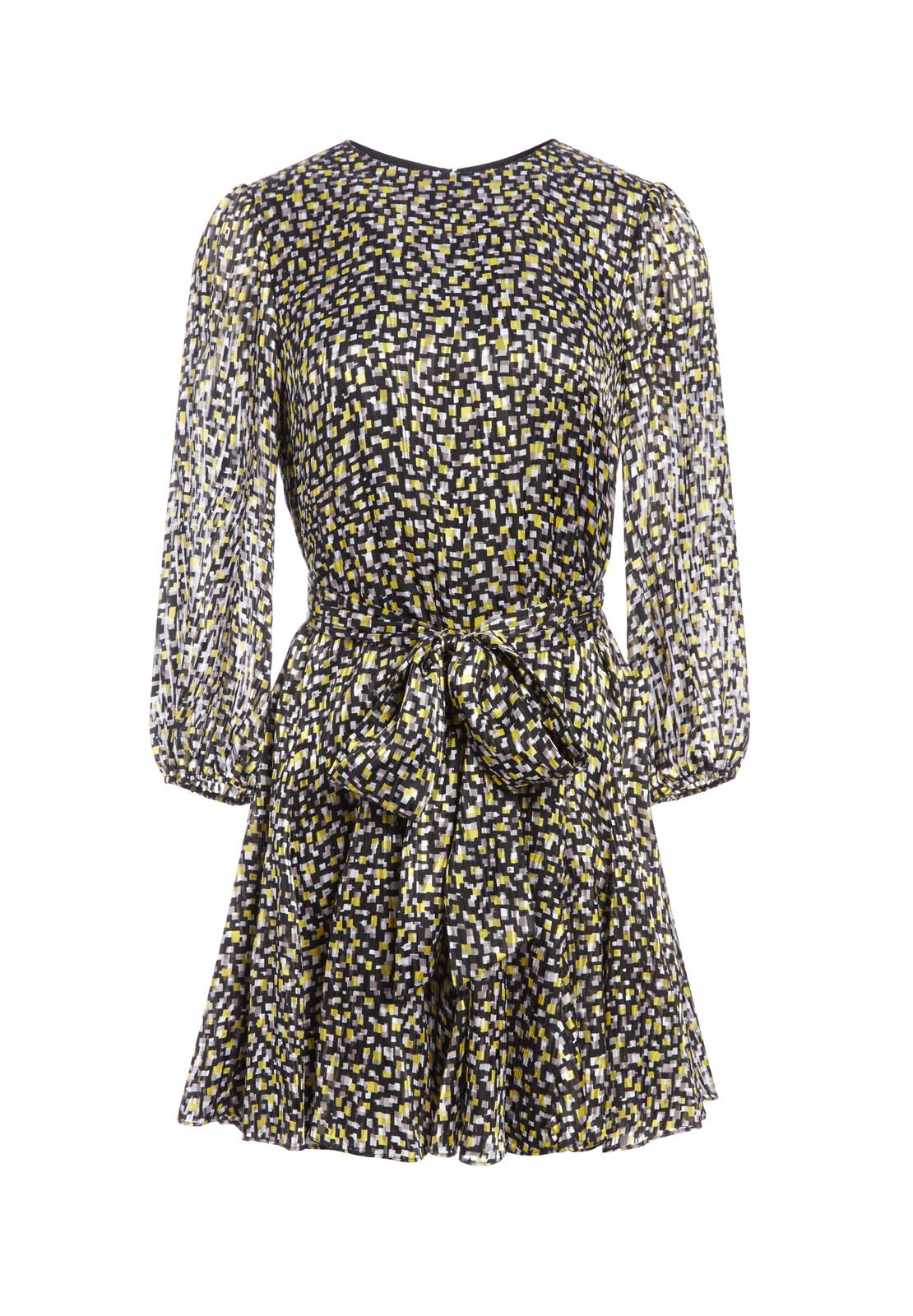 MINA PUFF SLEEVE MINI DRESS-ALICE + OLIVIA