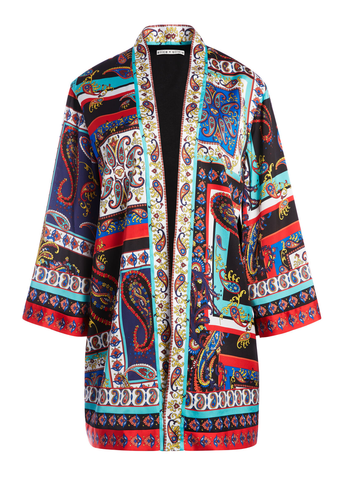 KOKO PATCHWORK PRINTED KIMONO-ALICE + OLIVIA