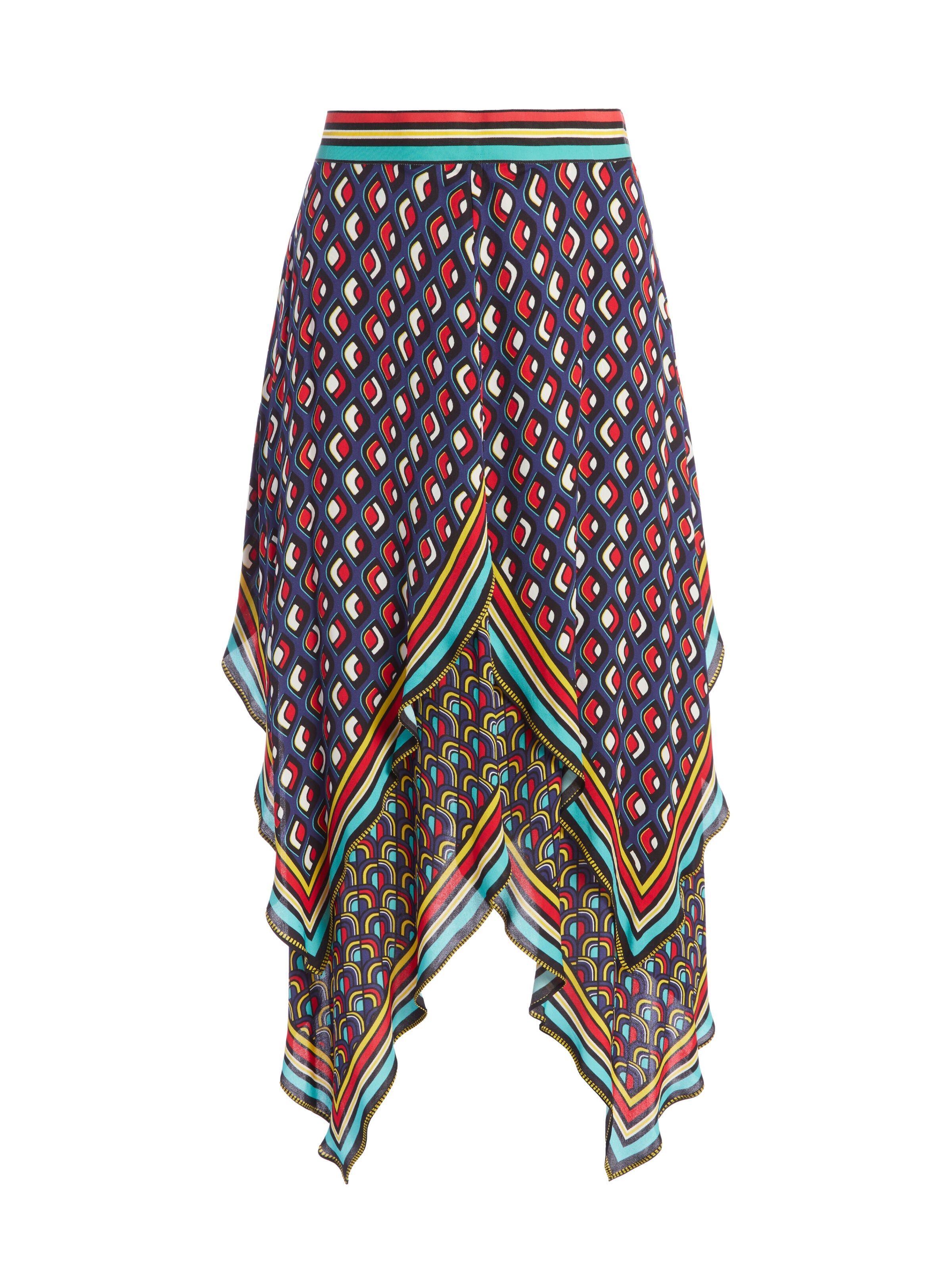 MAURA TIERED HANDKERCHIEF SKIRT-ALICE + OLIVIA