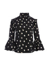 HENRIETTA RUFFLED BLOUSE-ALICE + OLIVIA