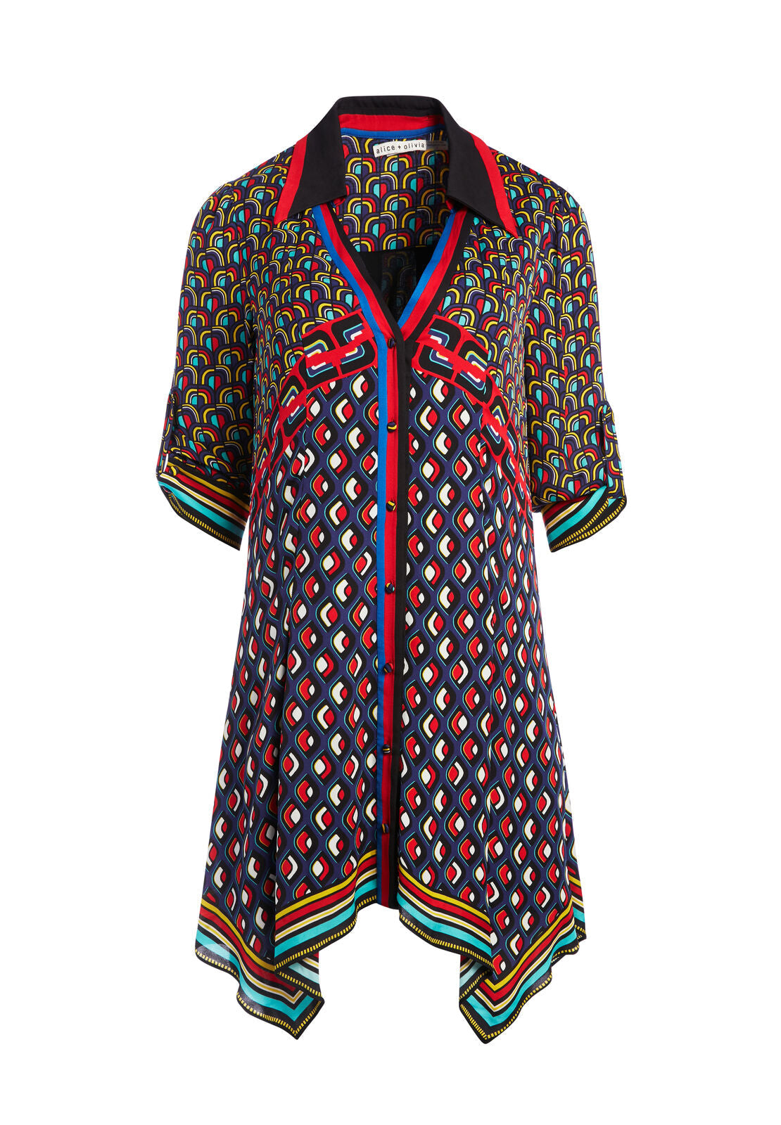CONNER HANDKERCHIEF SHIRT DRS-ALICE + OLIVIA