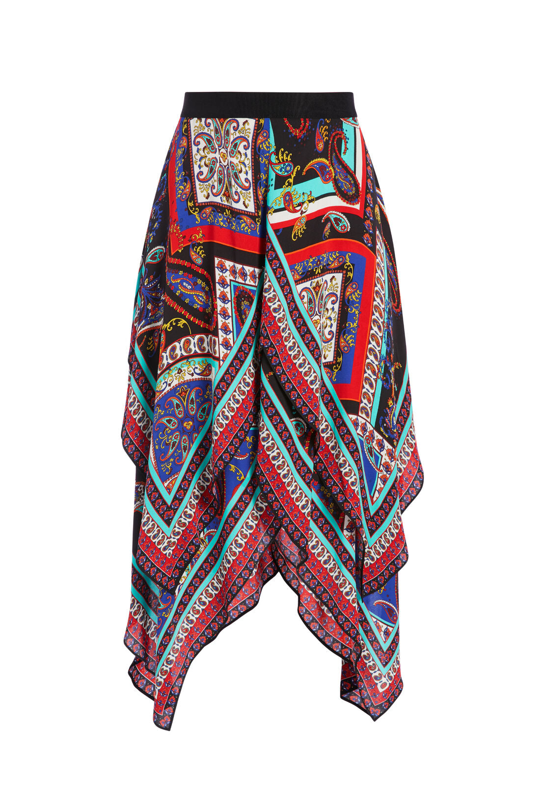 MAURA TIERED HANDKERCHIEF SKIRT