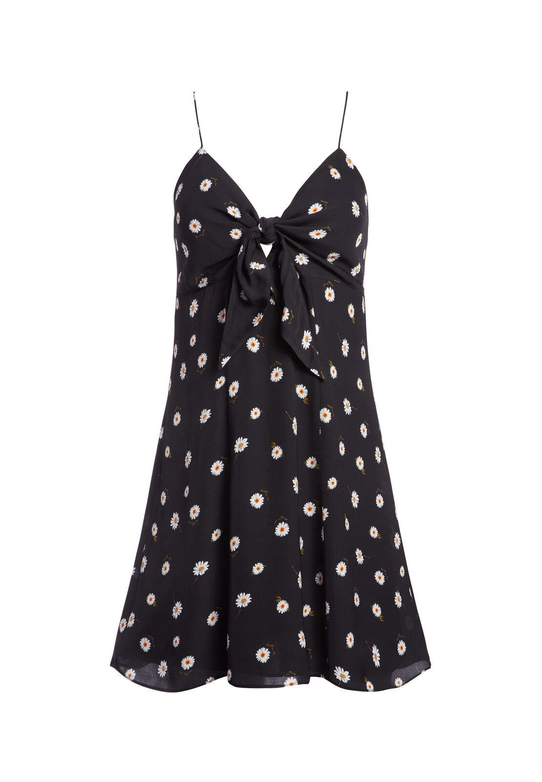 ROE FRONT TIE MINI DRESS-ALICE + OLIVIA