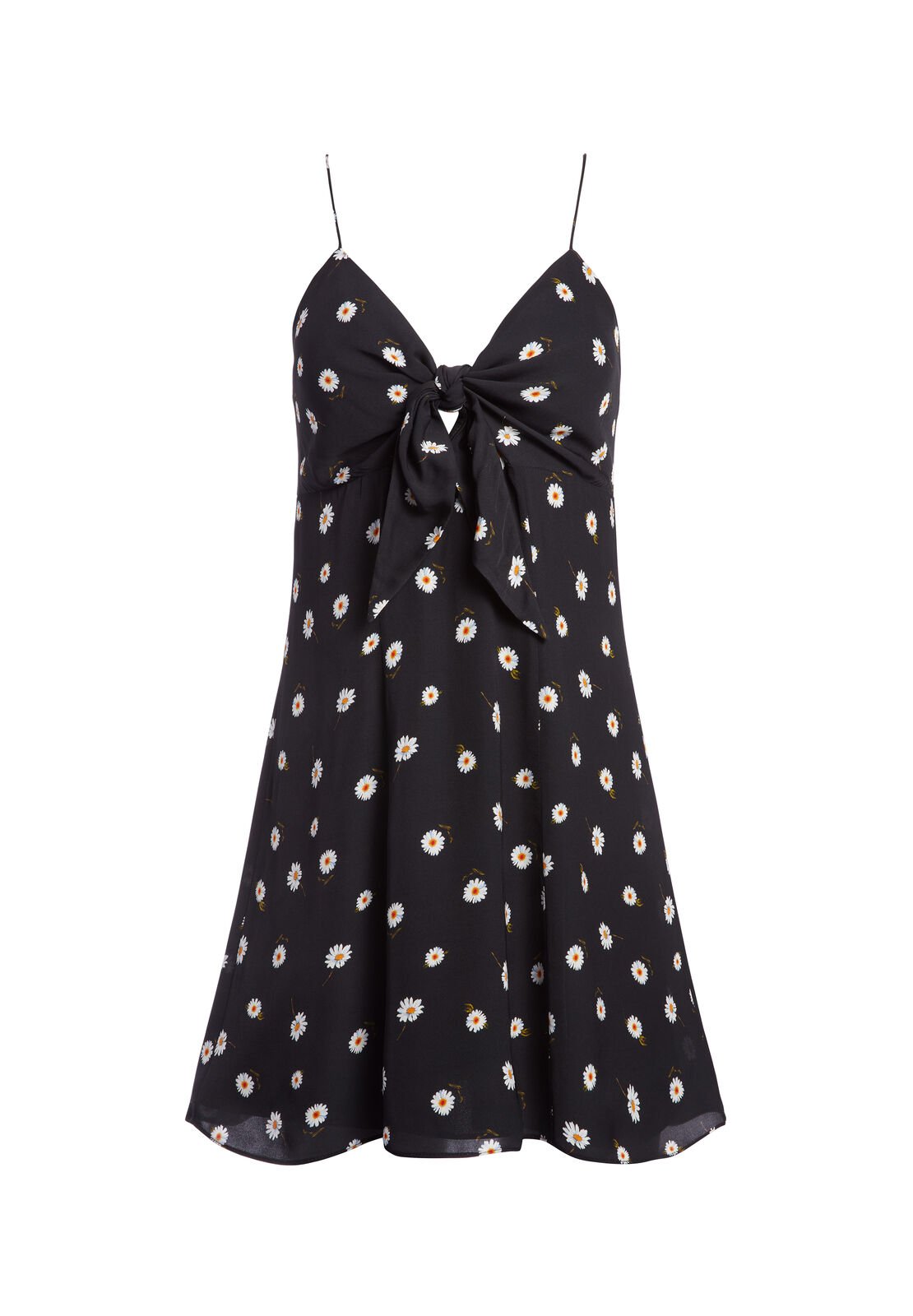ROE FRONT TIE MINI DRESS-ALICE + OLIVIA
