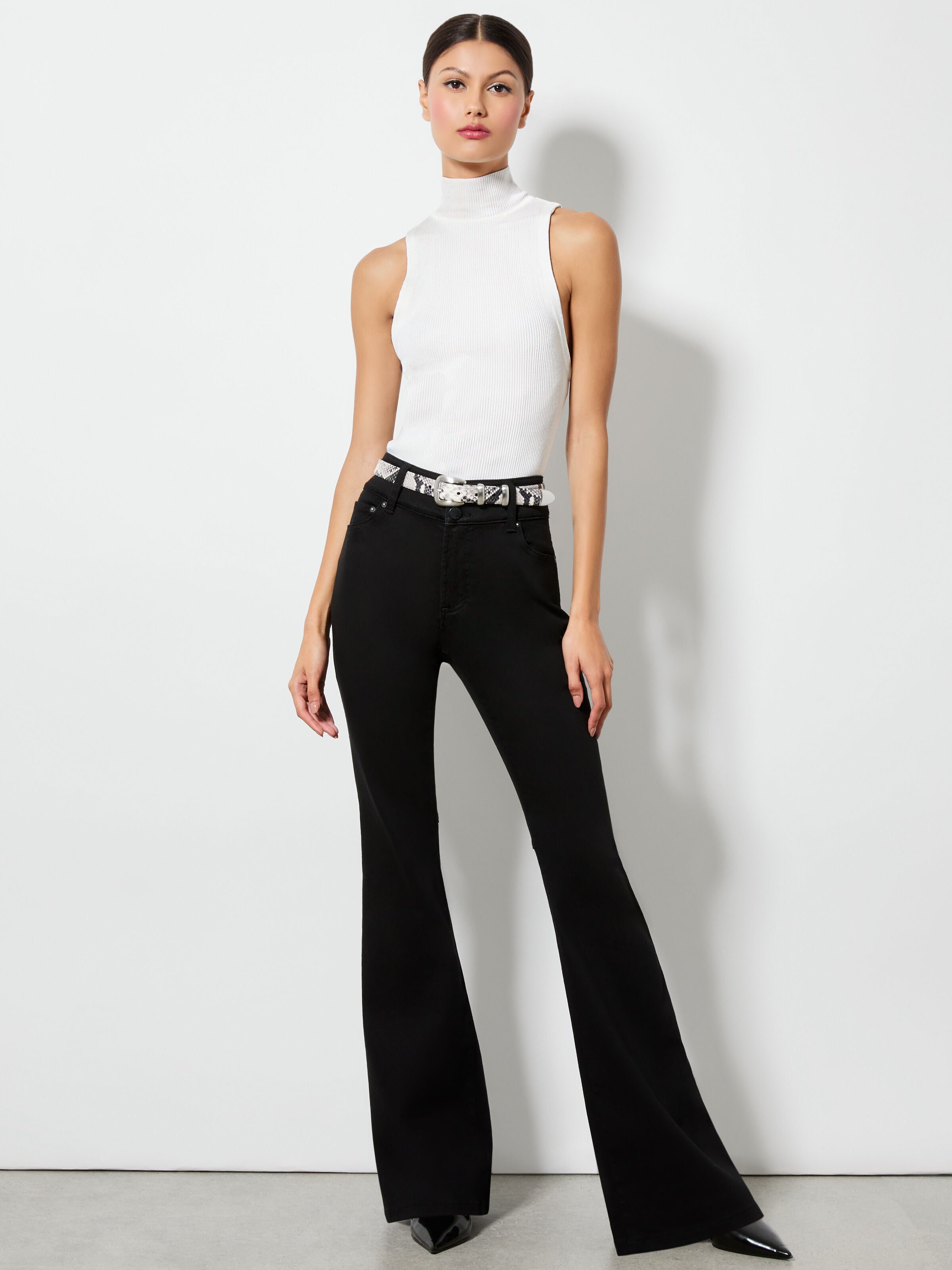 STACEY BELL JEAN-Black-ALICE + OLIVIA