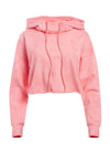 NIKI CROPPED HOODIE-TONAL PINK-ALICE + OLIVIA