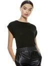 CORDELLA TWIST SLEEVE TOP-ALICE + OLIVIA