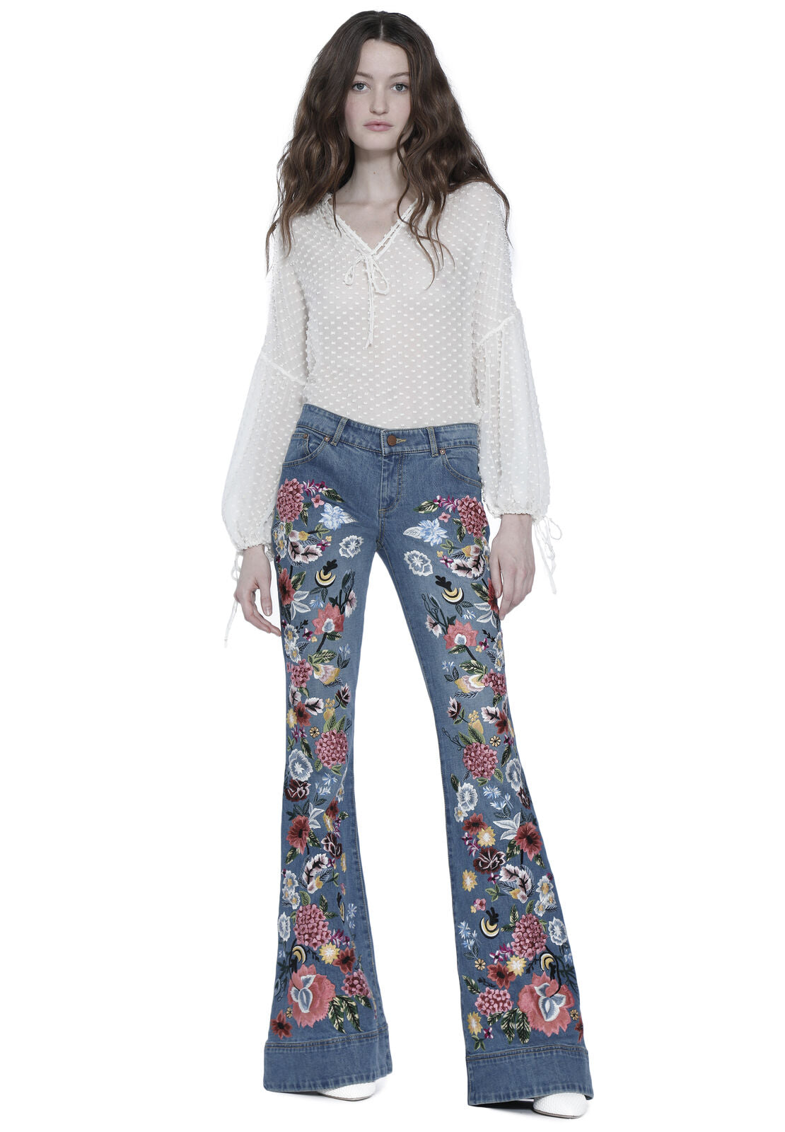 RYLEY LOW RISE BELL JEAN-MULTI-ALICE + OLIVIA